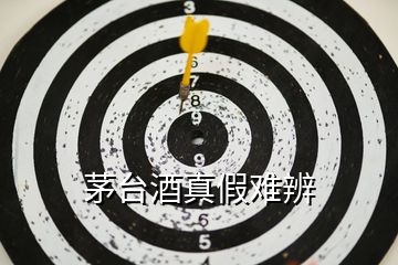 茅臺酒真假難辨