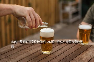 急求一整套的茶室設(shè)計圖紙CAD圖一套總平面圖茶室效果圖