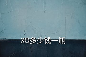 XO多少錢一瓶