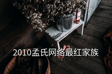 2010孟氏網(wǎng)絡(luò)最紅家族