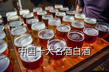 中國(guó)十大名酒白酒