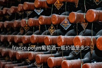 france polen葡萄酒一瓶?jī)r(jià)值是多少