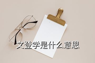 文登學(xué)是什么意思