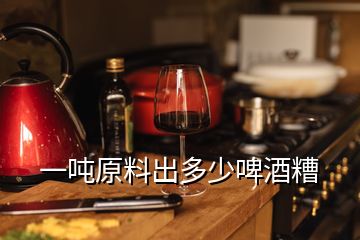 一噸原料出多少啤酒糟