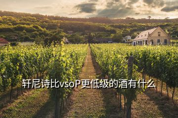 軒尼詩比vsoP更低級的酒有什么