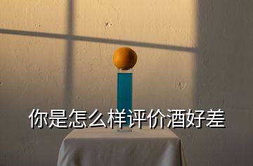 你是怎么樣評價(jià)酒好差