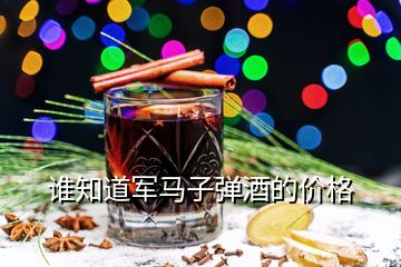 誰知道軍馬子彈酒的價格