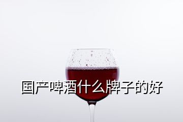 國(guó)產(chǎn)啤酒什么牌子的好