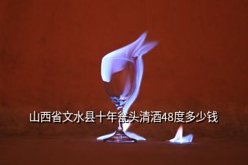 山西省文水縣十年甕頭清酒48度多少錢