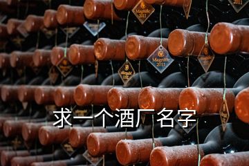 求一個(gè)酒廠名字