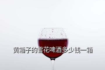 黃箱子的雪花啤酒多少錢(qián)一箱