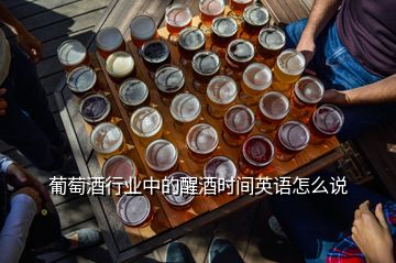 葡萄酒行業(yè)中的醒酒時間英語怎么說