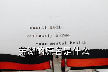 蕪湖的原名是什么