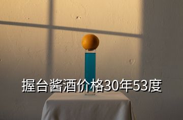 握臺醬酒價格30年53度