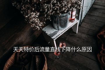 天天特價后流量直線下降什么原因