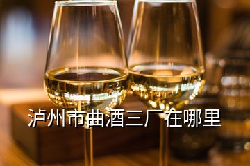 瀘州市曲酒三廠在哪里