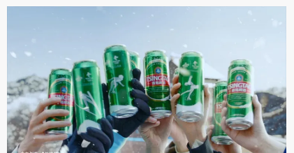 青島啤酒玩轉冰雪國潮