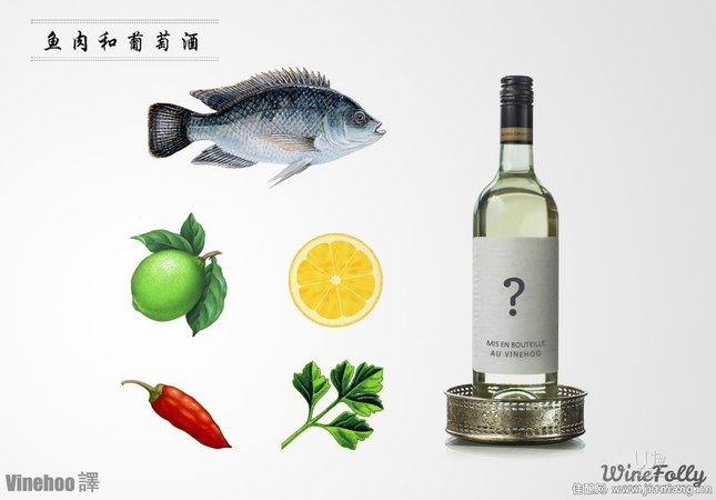 什么魚配白葡萄酒(吃魚配白葡萄酒)